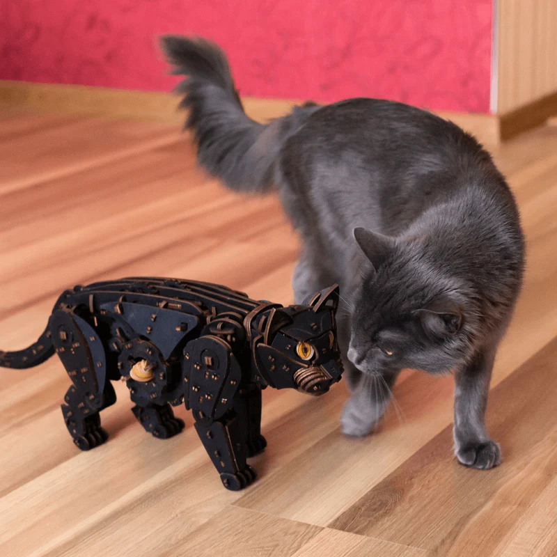 Mechanische Katzen – Natur oder Schwarz