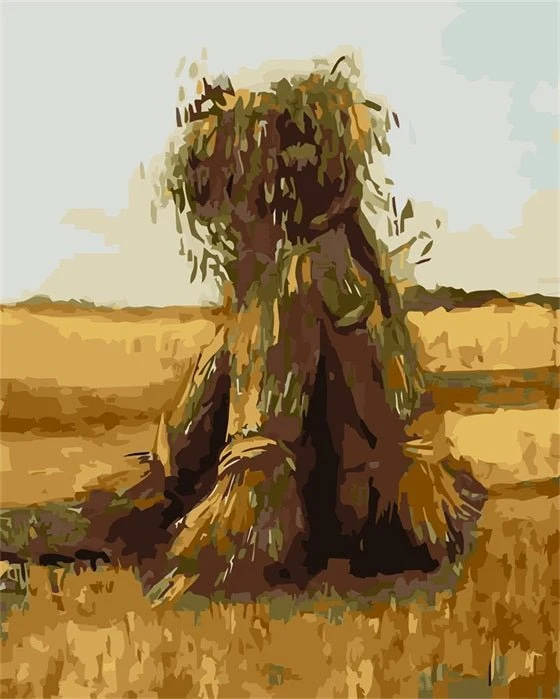 MALEN NACH ZAHLEN | VAN GOGH WEIZENGARBEN AUF FELD
