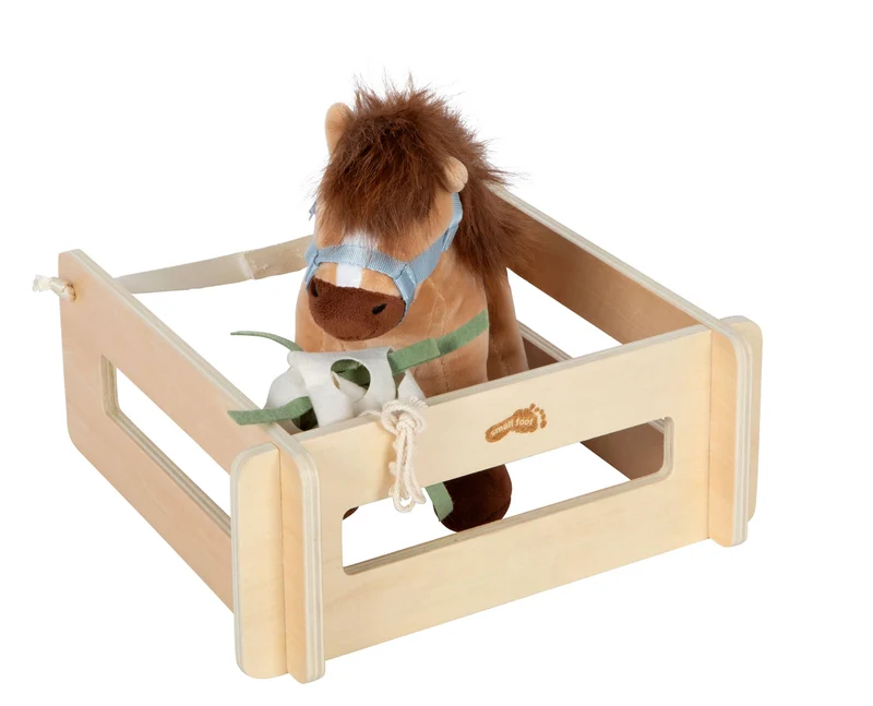 Spielset Pferd mit Stall und Zubehör in der Tasche