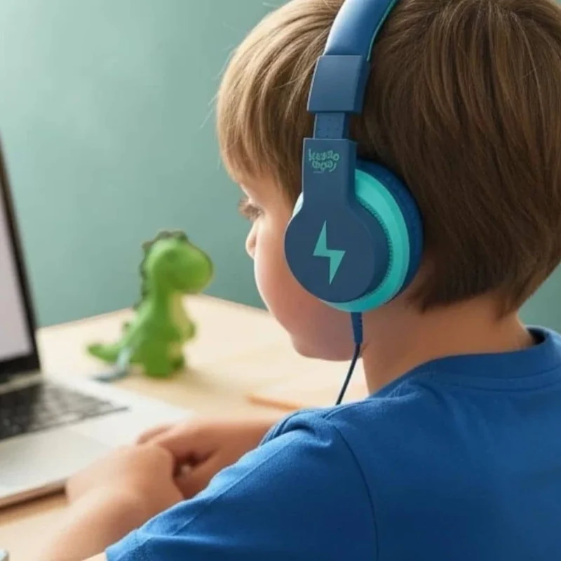 Kopfhörer - P13 faltbare Kopfhörer für Kinder - dunkelblau
