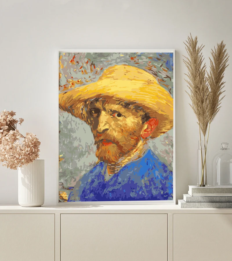 MALEN NACH ZAHLEN | VAN GOGH SELBSTBILDNIS