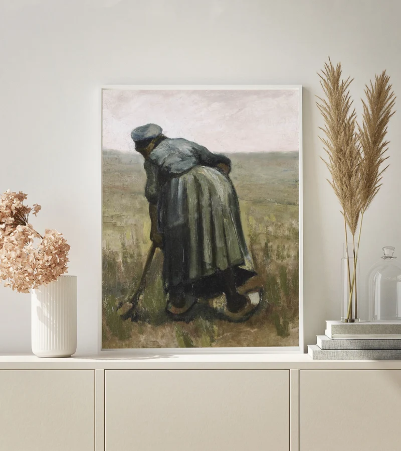 MALEN NACH ZAHLEN | VAN GOGH BÄUERIN BEIM GRABEN