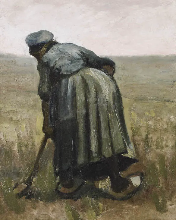 MALEN NACH ZAHLEN | VAN GOGH BÄUERIN BEIM GRABEN