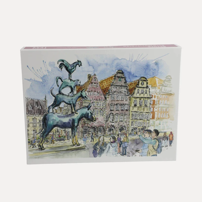 Bremer Stadtmusikanten – Isa Fischer – 1000 Teile Puzzle