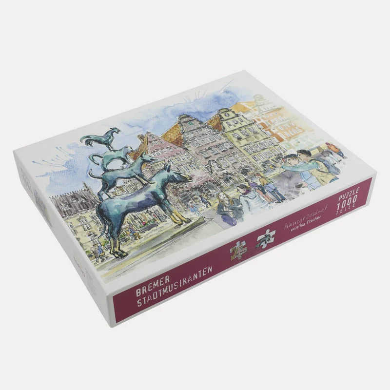 Bremer Stadtmusikanten – Isa Fischer – 1000 Teile Puzzle