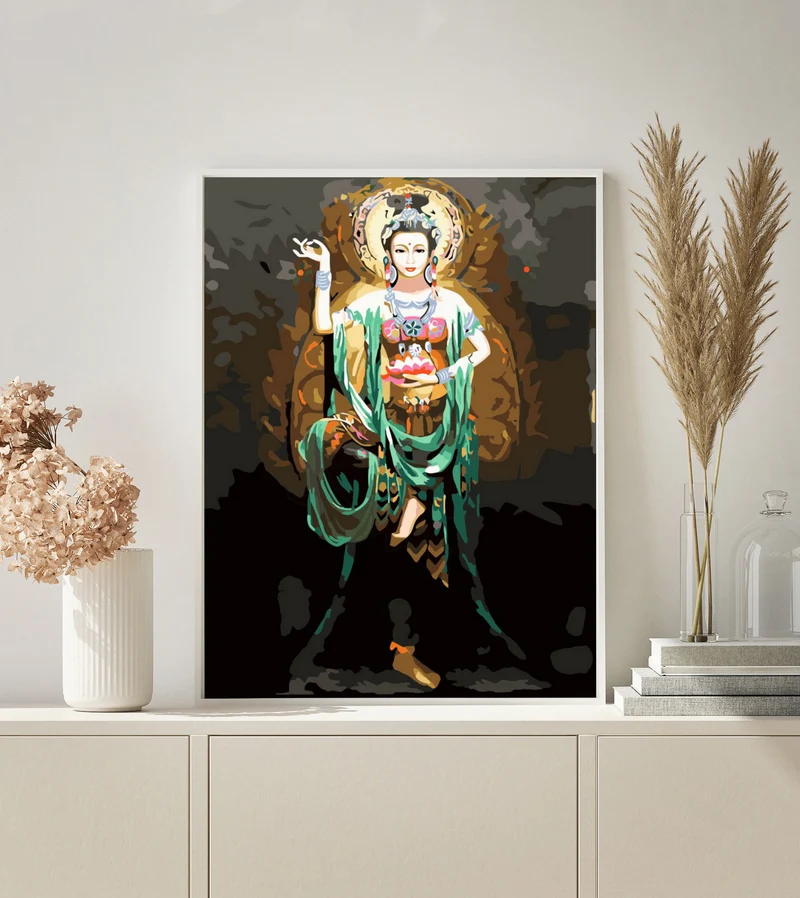 MALEN NACH ZAHLEN | BUDDHA STATUE