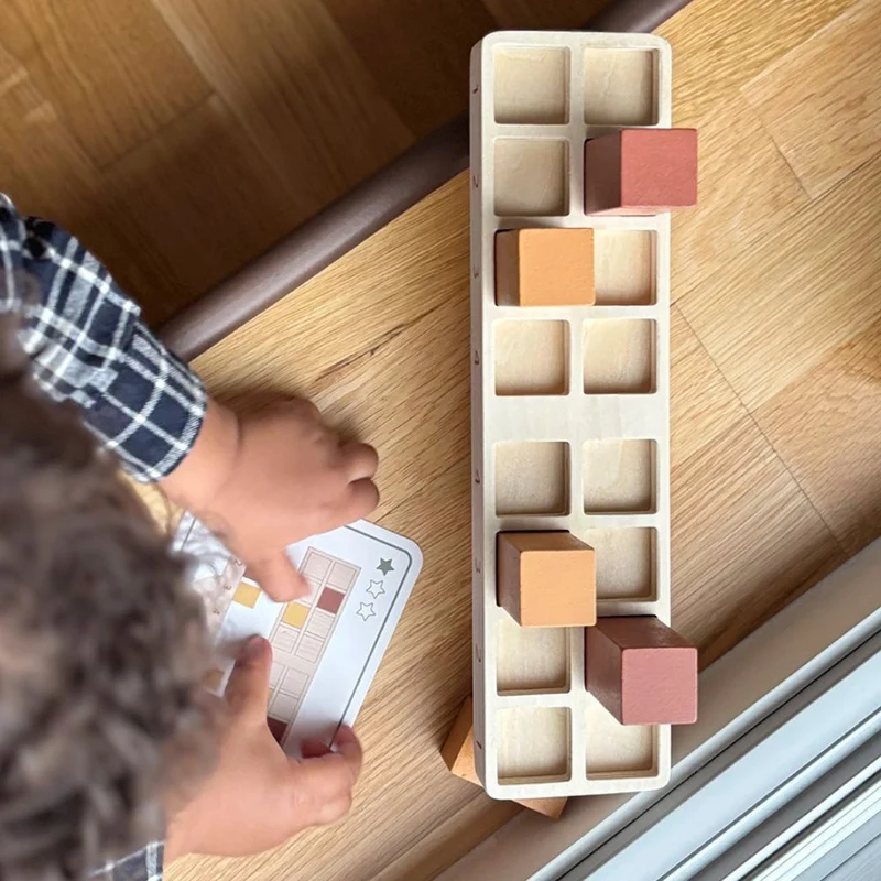 Montessori Balancierspiel - Equilibrium (16 Holzblöcke)