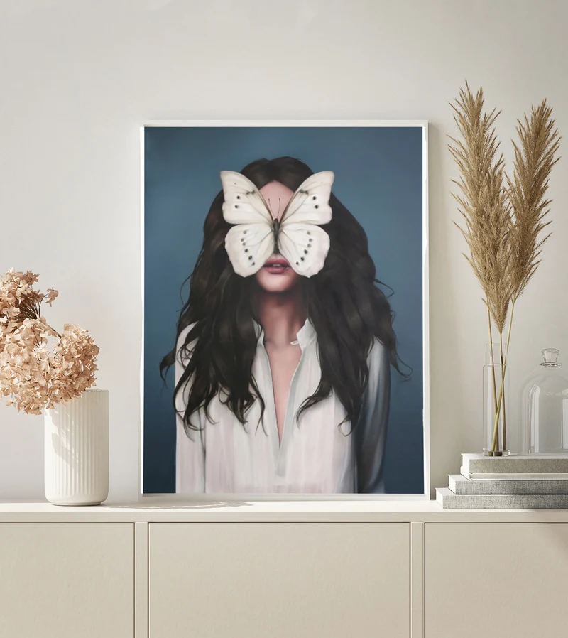 MALEN NACH ZAHLEN | FLOWERGIRL BUTTERFLY