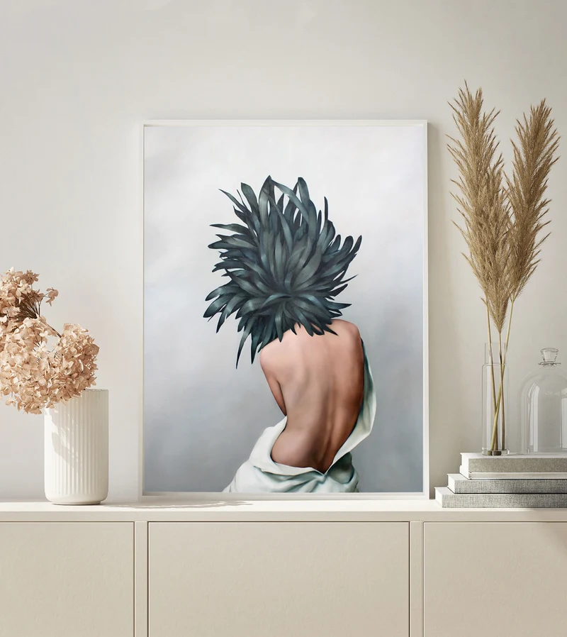 MALEN NACH ZAHLEN | FLOWERGIRL BACKVIEW
