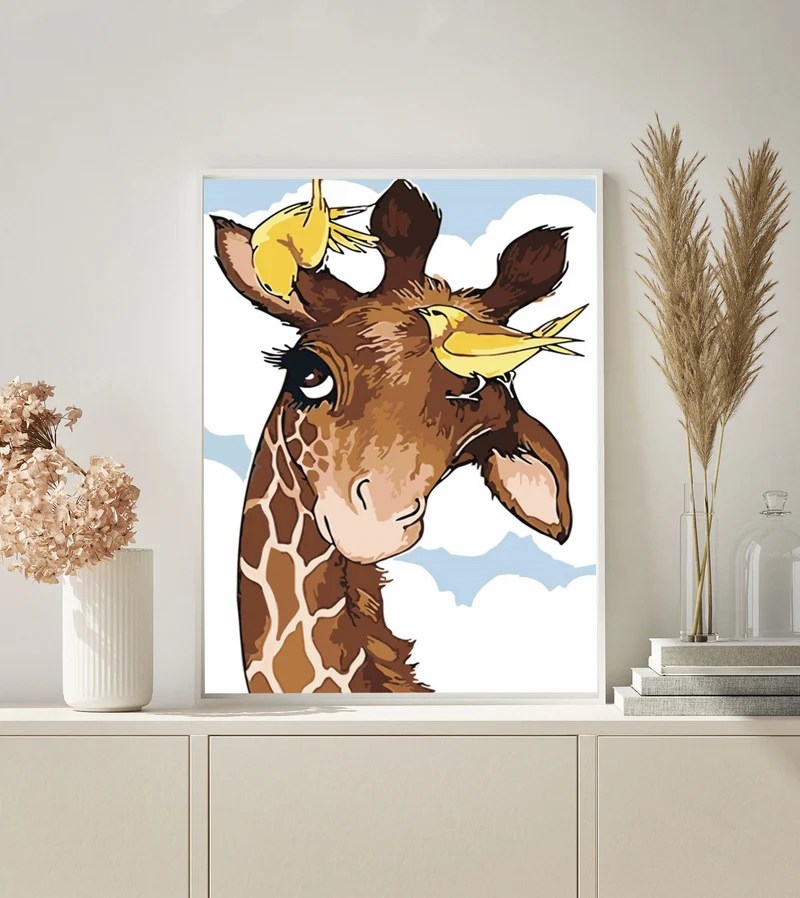 MALEN NACH ZAHLEN | KLEINE GIRAFFE