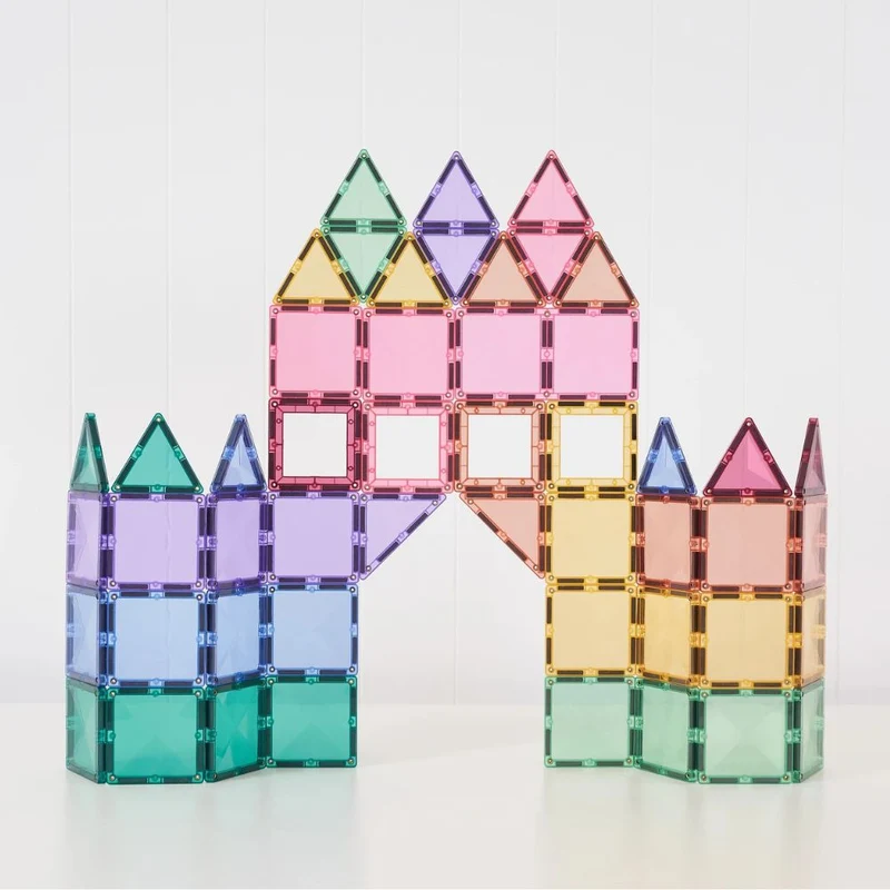 Magnetische Bausteine - Pastel Creative Pack (104 Teile)