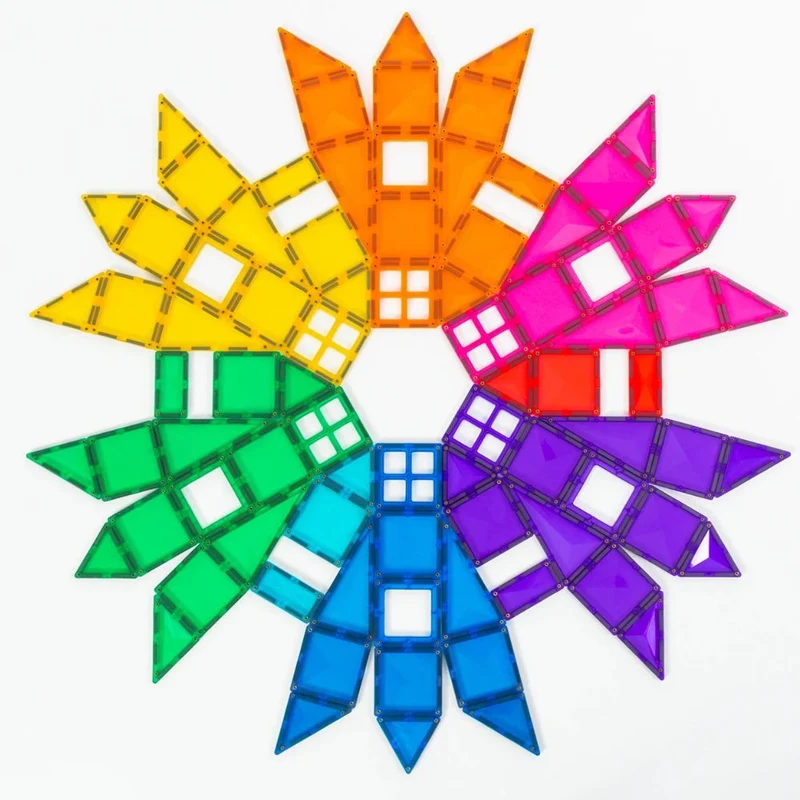 Magnetische Bausteine - Bright Mega Pack (202 Teile)