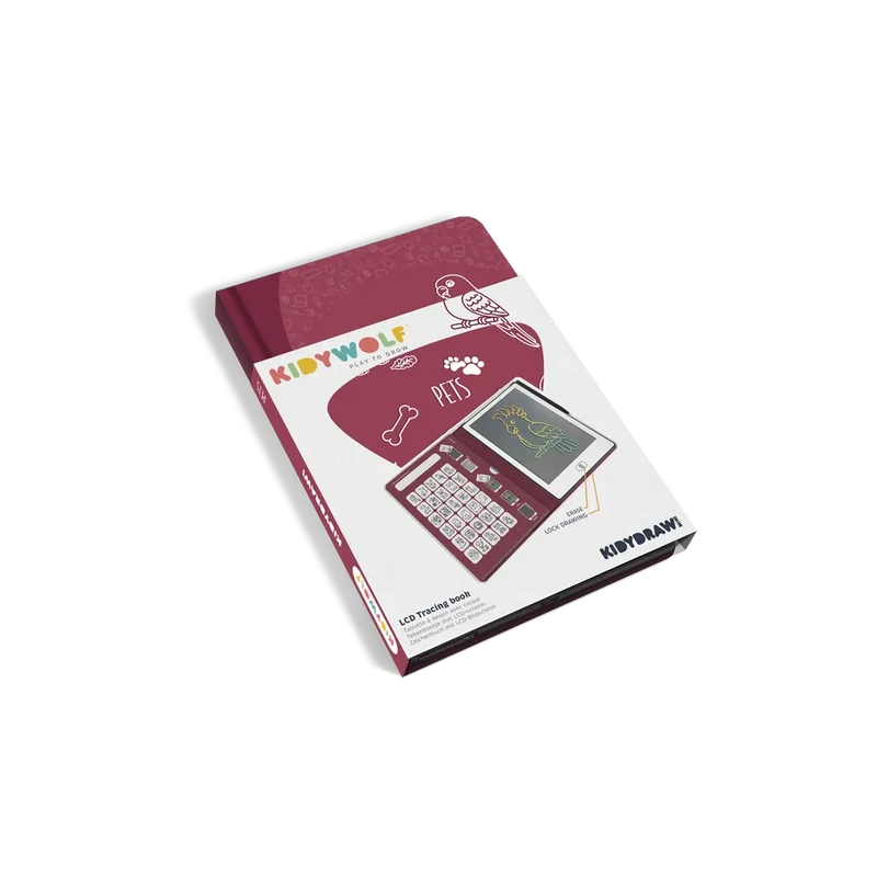 Grafik-Tablet zum Zeichnen mit Schablonen Kidydraw Mini – Haustiere