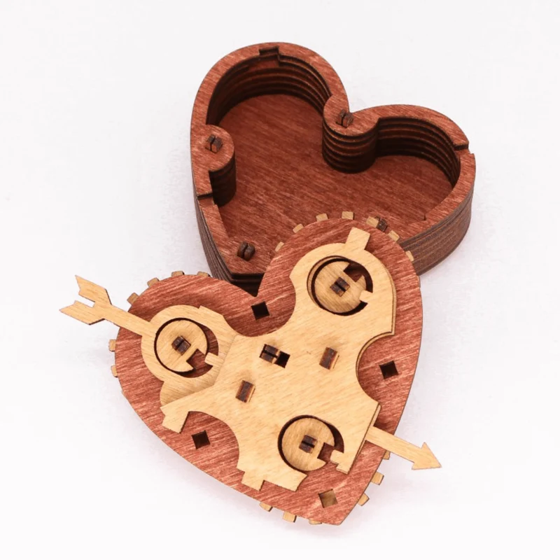 Tin Woodman's Heart Schatzkiste mit Schloss