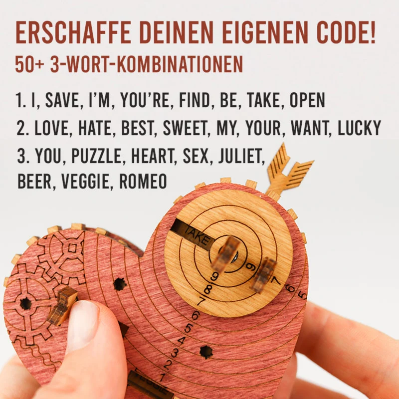 Tin Woodman's Heart Schatzkiste mit Schloss