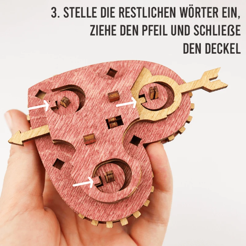 Tin Woodman's Heart Schatzkiste mit Schloss