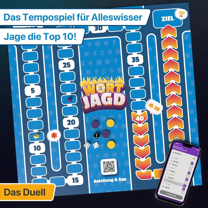 WORTJAGD - Jage die Top 10