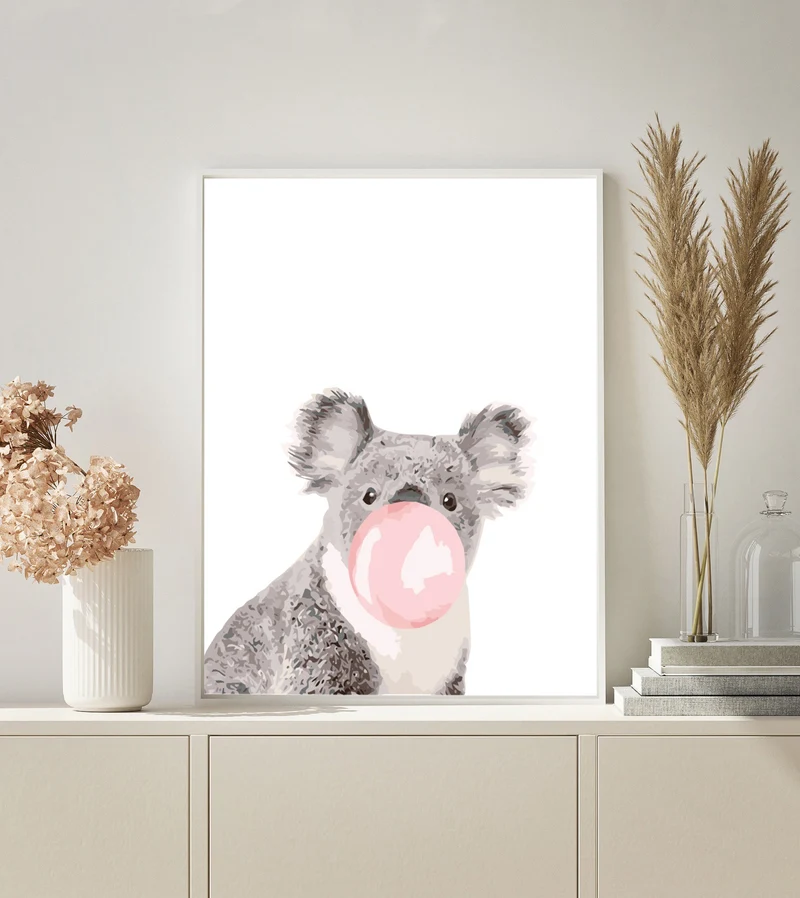 MALEN NACH ZAHLEN | KOALA MIT KAUGUMMI