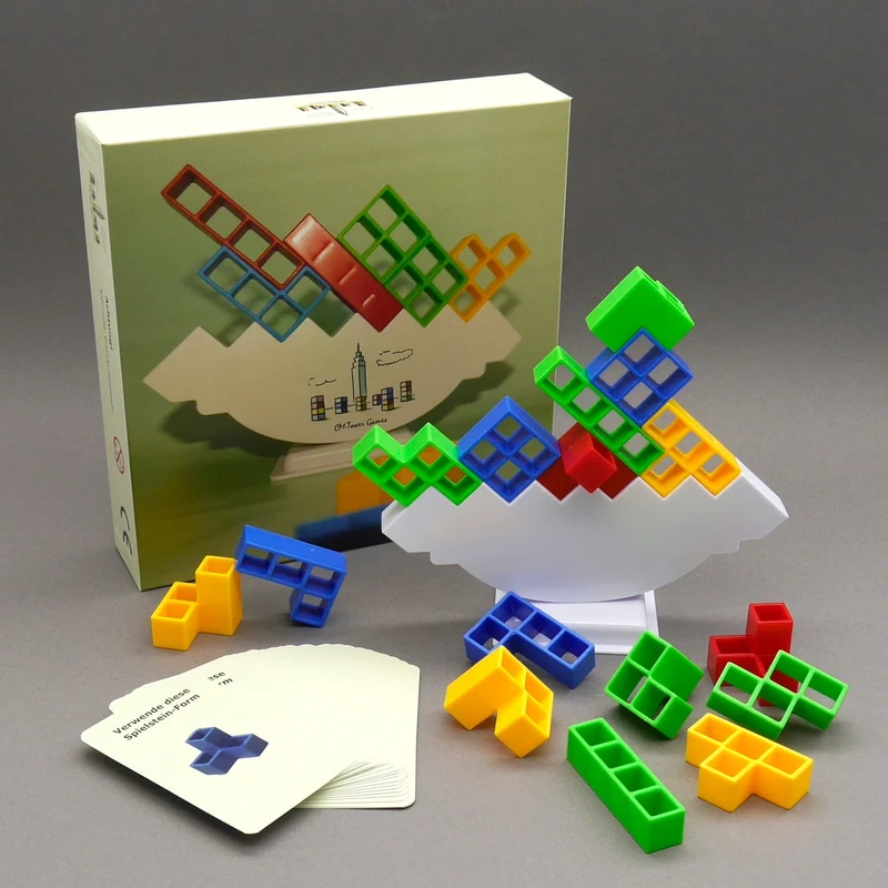 TETRA TOWER GAME - schönes Stapelspiel
