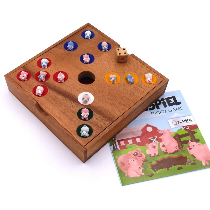 Ferkelspiel - Würfelspiel mit Tierfiguren