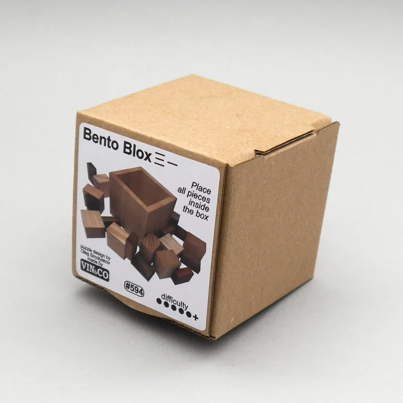 BENTO BLOX - sehr schwieriges Holzpuzzle