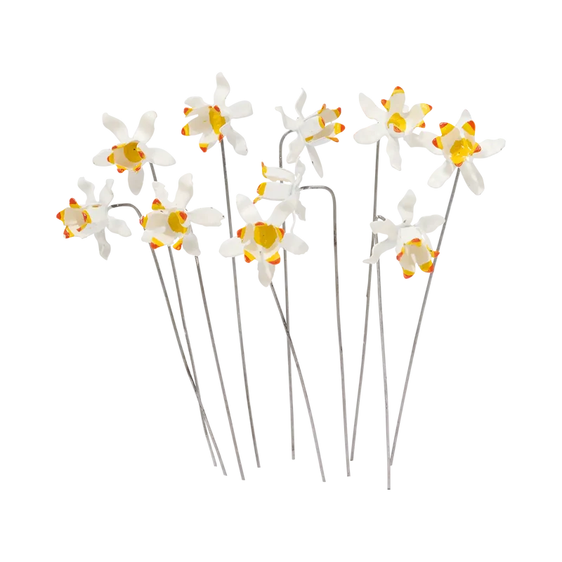 Gartenstecker-Blumenset "Narcisse" – 10-teilig