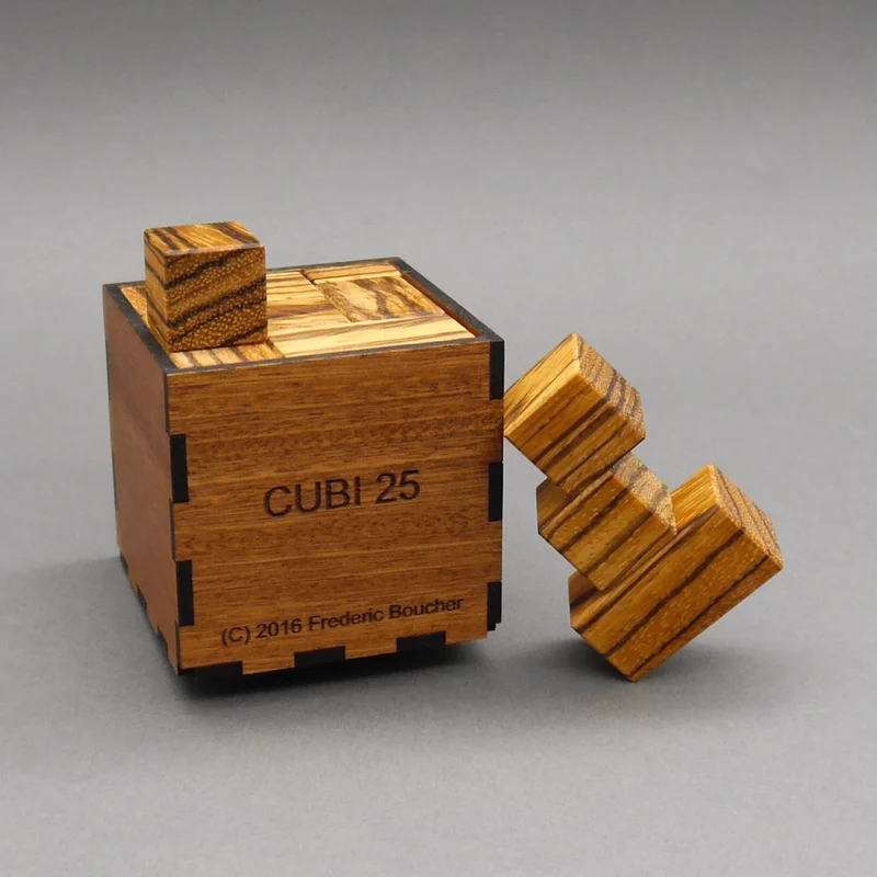 CUBI 25 - Holzpuzzle für Erwachsene