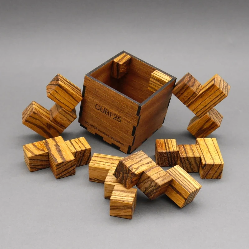 CUBI 25 - Holzpuzzle für Erwachsene