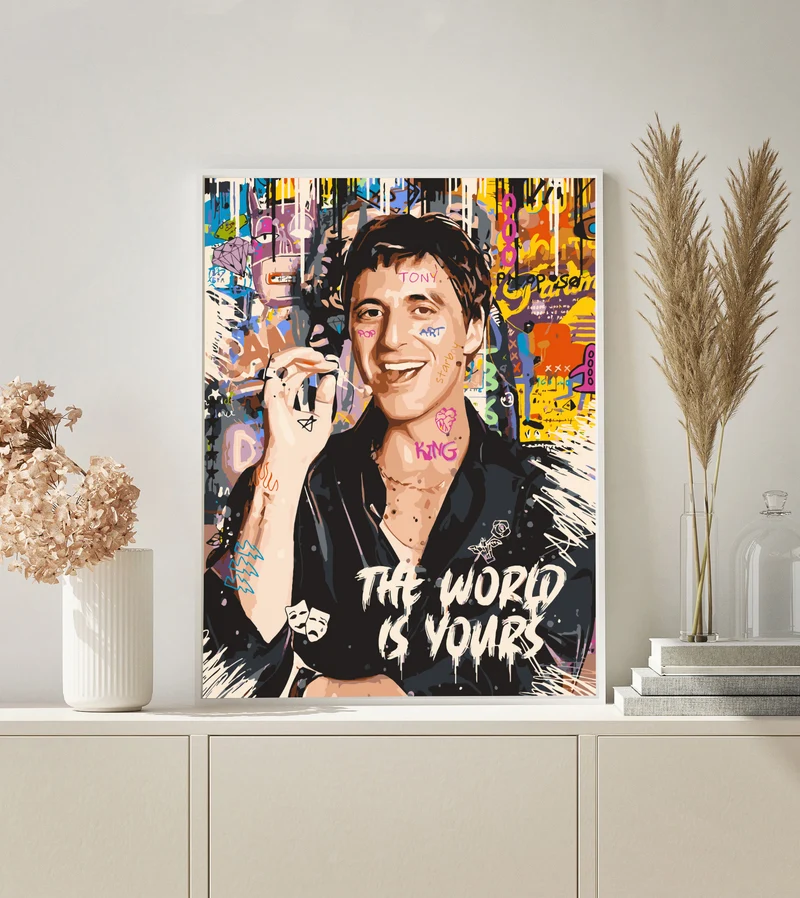 MALEN NACH ZAHLEN | POP ART SCARFACE