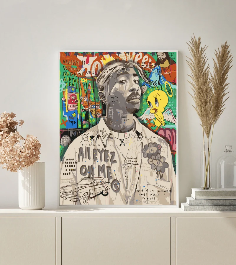 MALEN NACH ZAHLEN | POP ART TUPAC
