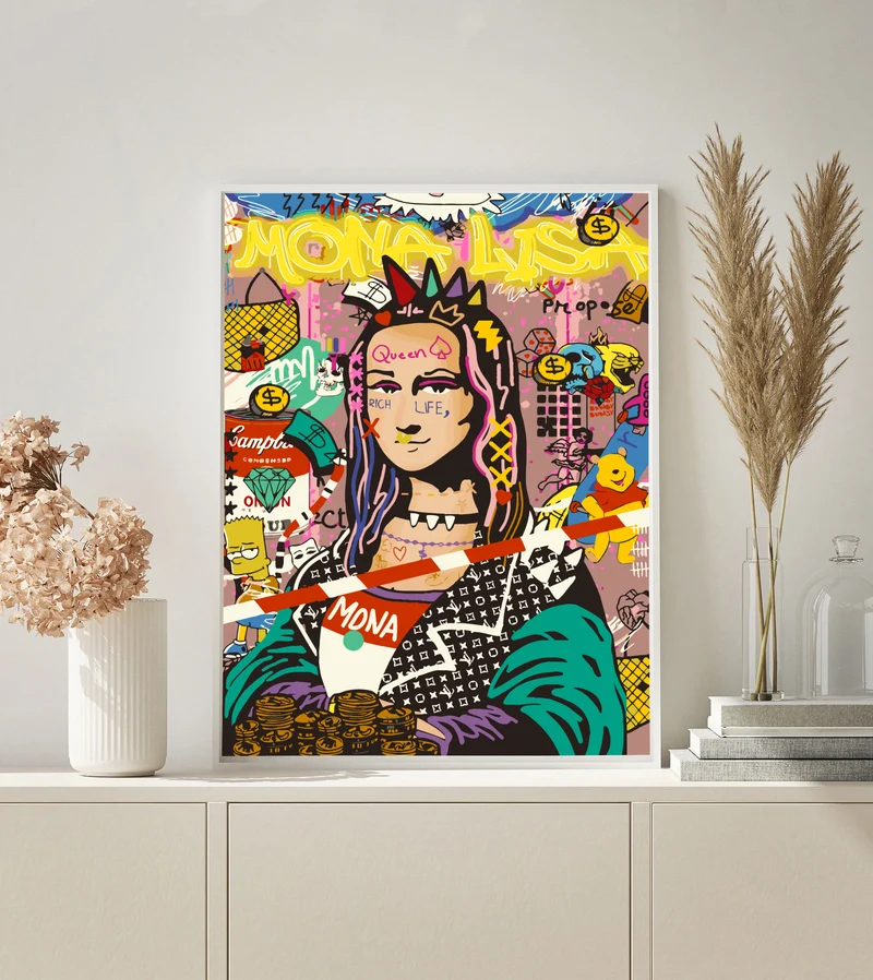 MALEN NACH ZAHLEN | POP ART MONA LISA
