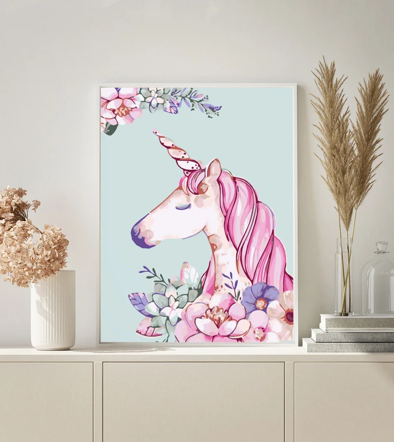 MALEN NACH ZAHLEN | PINKES EINHORN