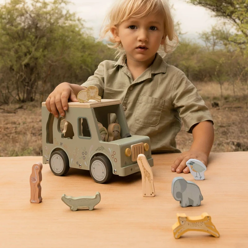 Sortier-Steckauto - Safari Friends