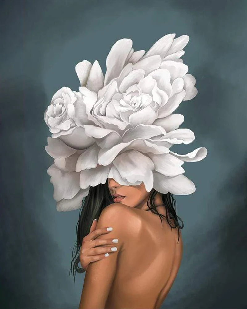 MALEN NACH ZAHLEN | FLOWERGIRL WHITE
