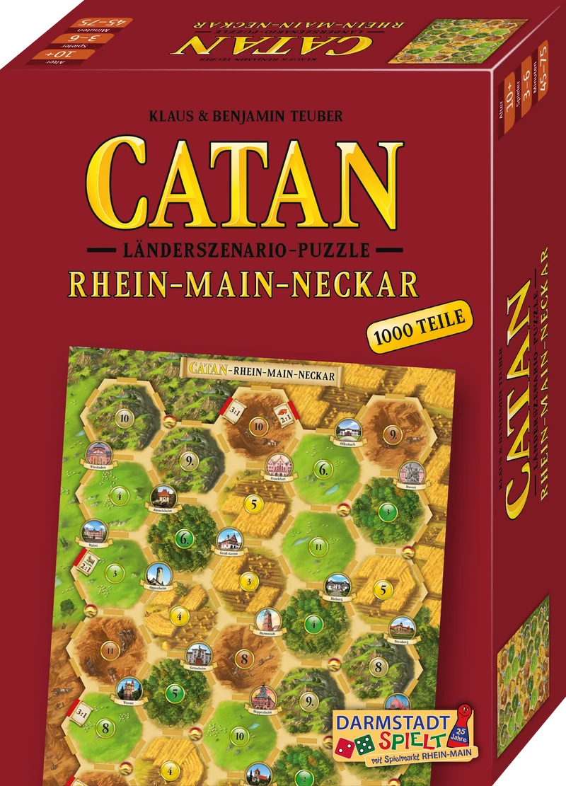 CATAN - Länderszenario-Puzzle - Rhein-Main-Neckar