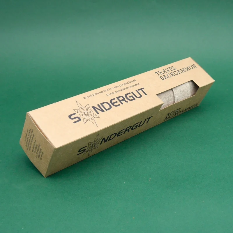 REISE-BACKGAMMON - 100% Leder
