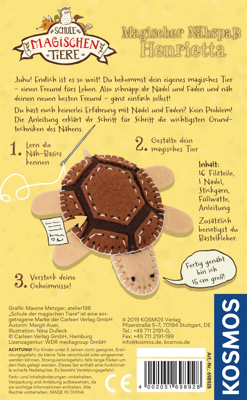 Die Schule der magischen Tiere - Magischer Nähspaß Henrietta