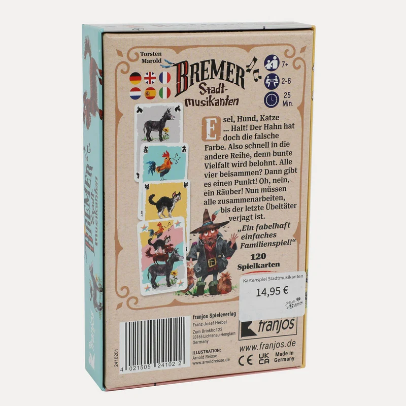 Die Bremer Stadtmusikanten – Kartenspiel – Torsten Marold