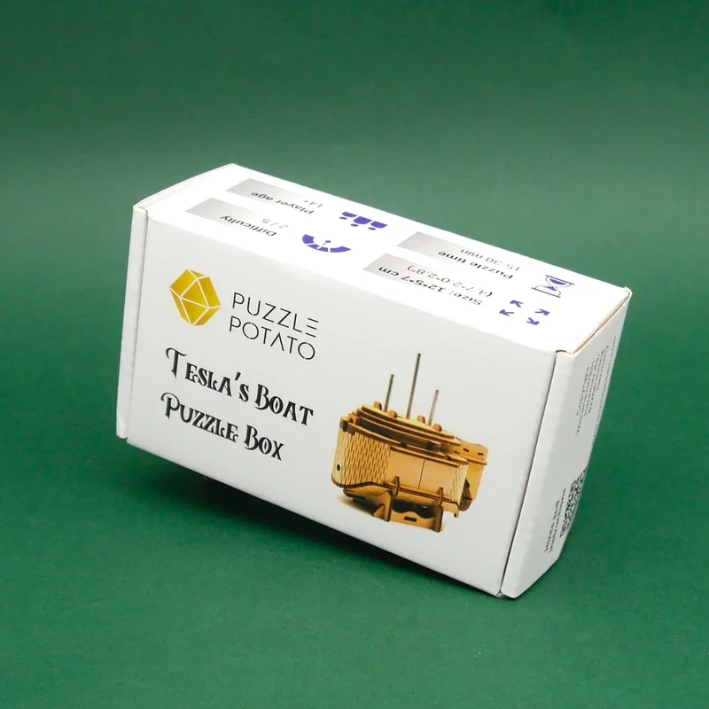 TESLAS BOAT - interessante Puzzle Box
