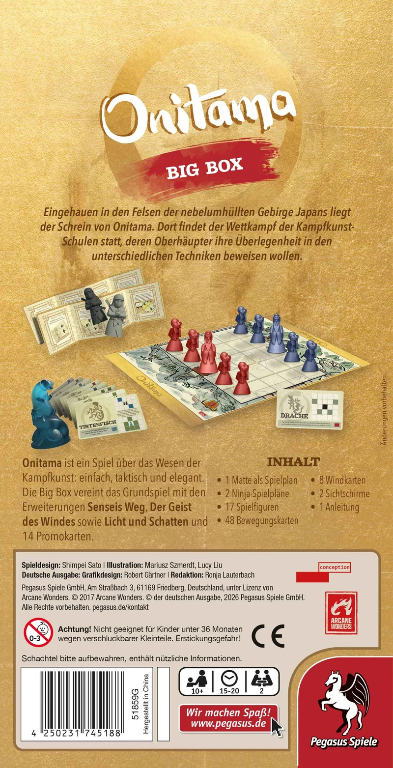 Onitama Big Box, deutsch