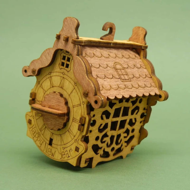 HAPPY NEW YEAR - Tree Puzzle Box