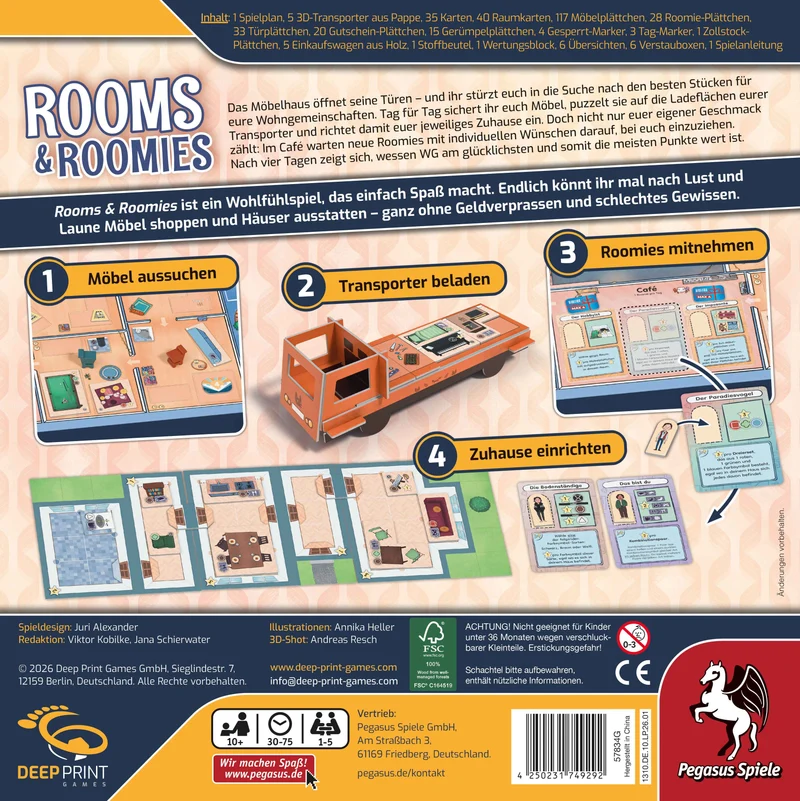 Rooms & Roomies, deutsch
