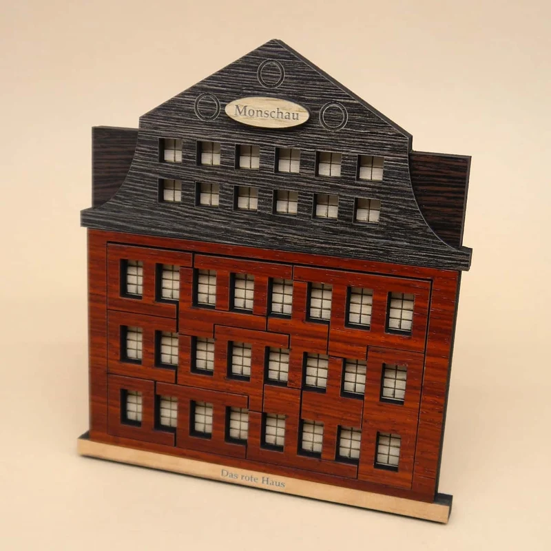 DAS ROTE HAUS - großes Holzpuzzle