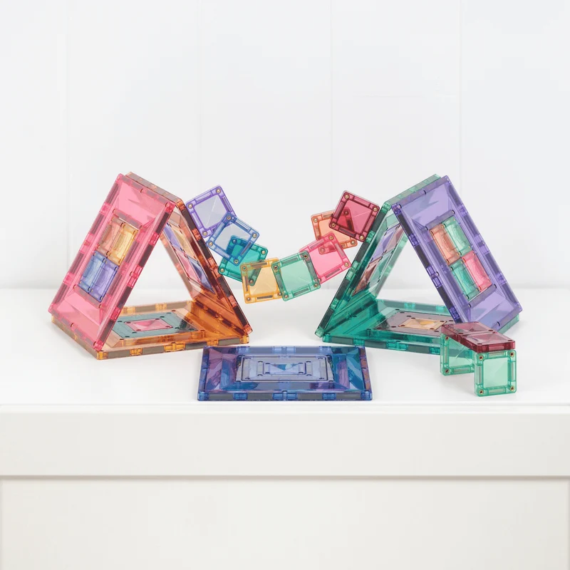 Magnetische Bausteine – Pastel Portal Pack (48 Teile)
