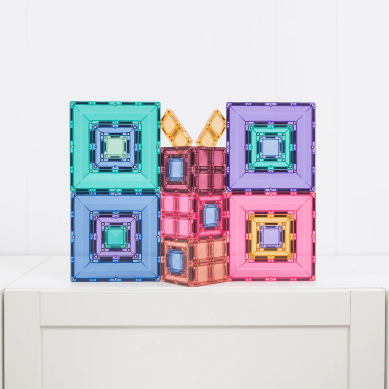 Magnetische Bausteine – Pastel Portal Pack (48 Teile)