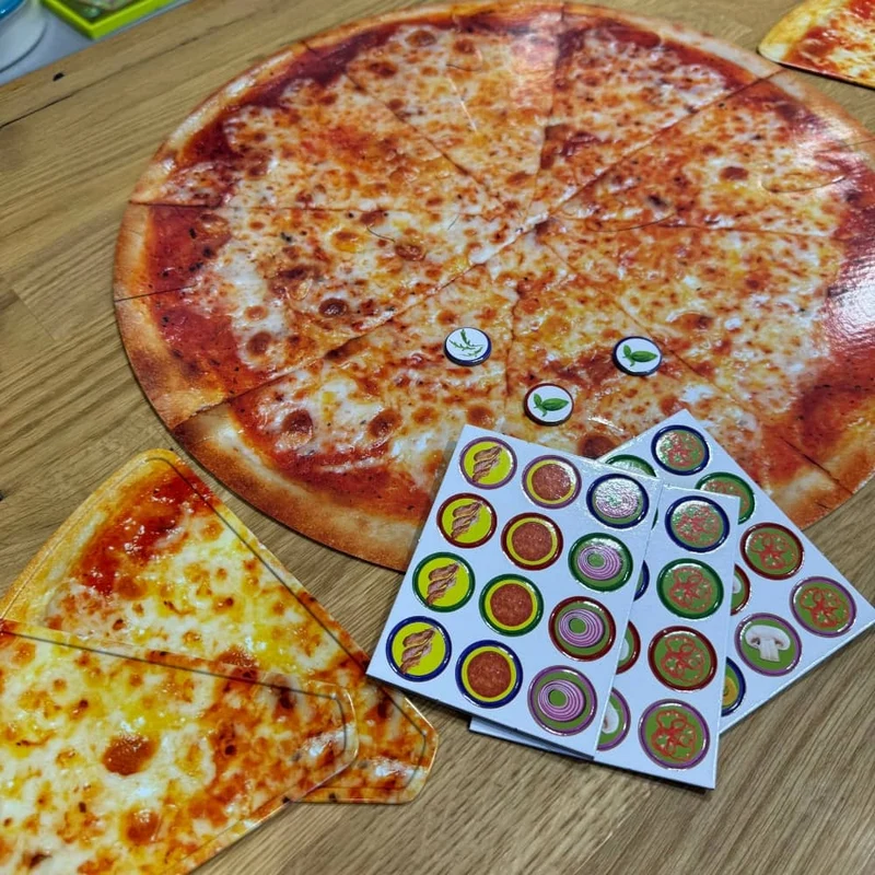 Logikspiel - Pizza Rummy (Magnetisches Kartenspiel)