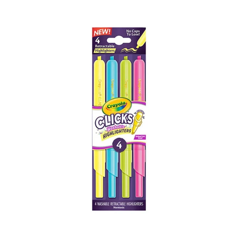 Automatische Textmarker – abwaschbar, Clicks, 4 Stück