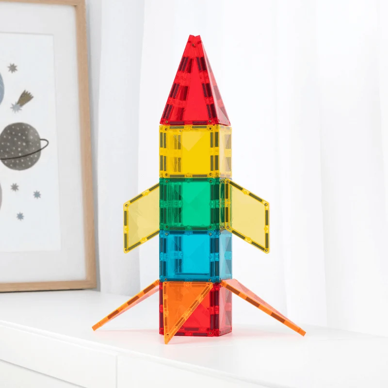Magnetbausteine – Light Rocket Pack, 30 Teile