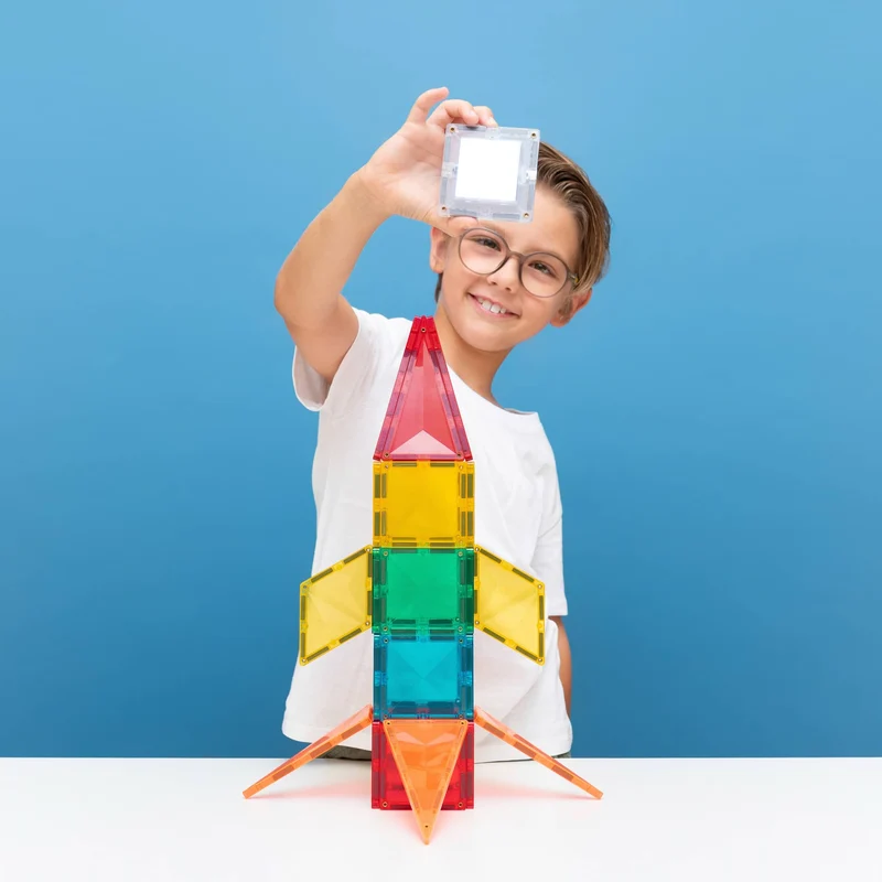 Magnetbausteine – Light Rocket Pack, 30 Teile