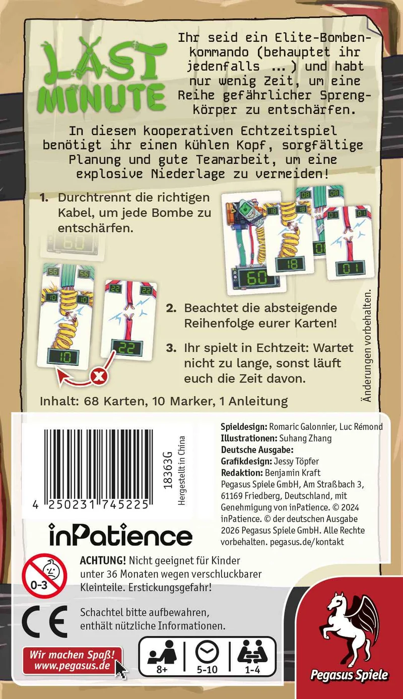 Last Minute, deutsch